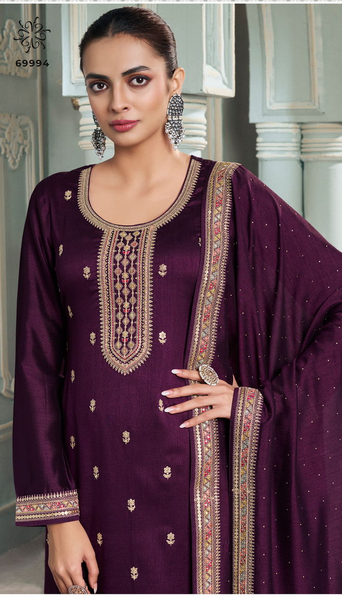 Meena By Vinay Kuleesh Chinon Wedding Wear Salwar Kameez Wholesale Online
